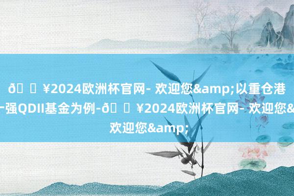 🔥2024欧洲杯官网- 欢迎您&以重仓港股的十强QDII基金为例-🔥2024欧洲杯官网- 欢迎您&